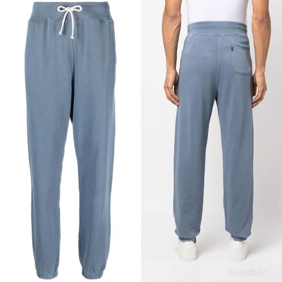 Revolve Polo Ralph Lauren Drawstring Tapered Cotton Joggers Sweatpants - Picture 1 of 11